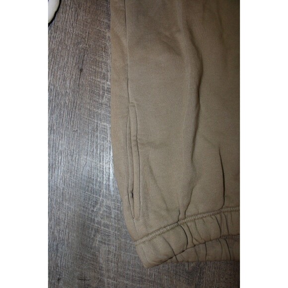 Mate The Label Organic Fleece Relaxed Pocket Jogger Sweatpants TAN NWOT SZ S - Picture 3 of 5